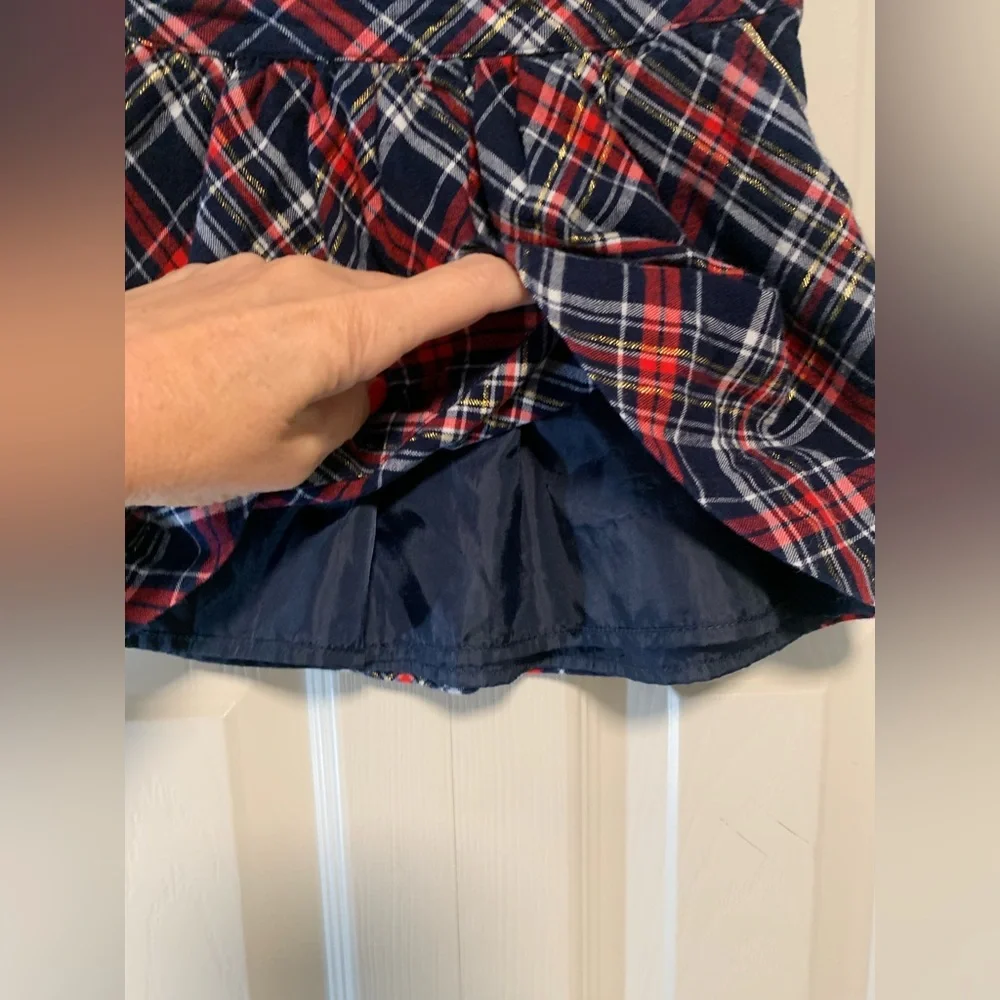 Gymboree Girls Plaid Holiday Skirt